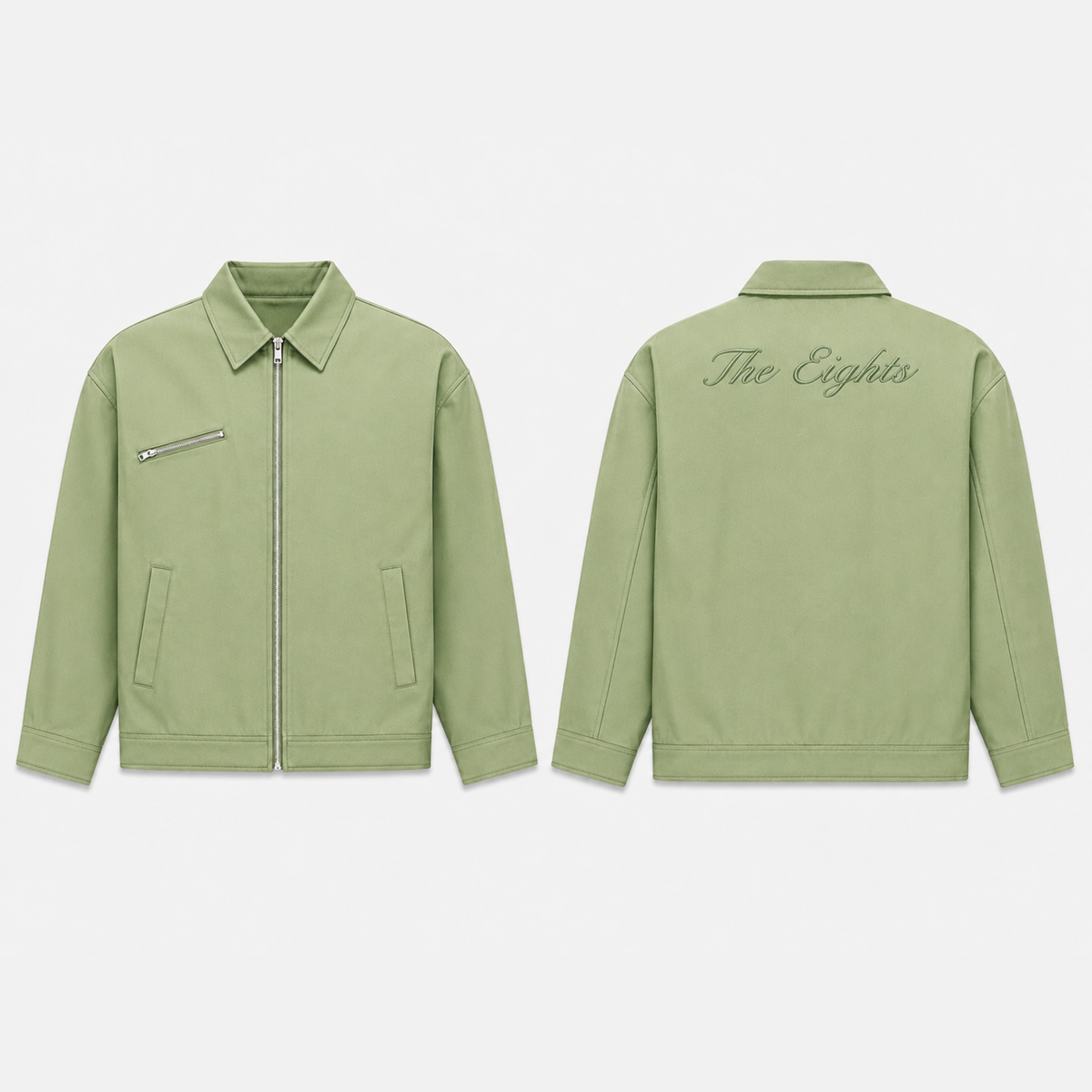 The Pistaccio Gabardine Jacket