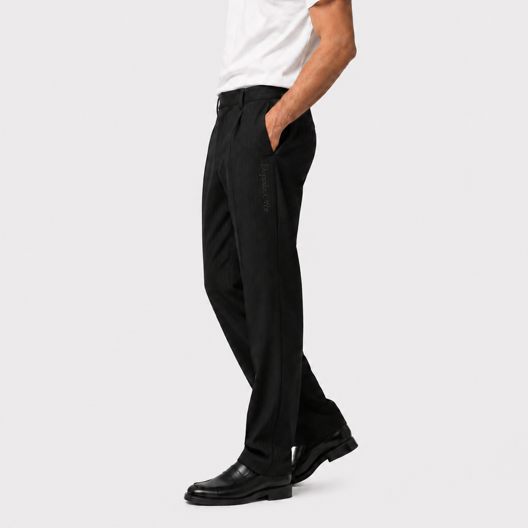 Line Black Trousers