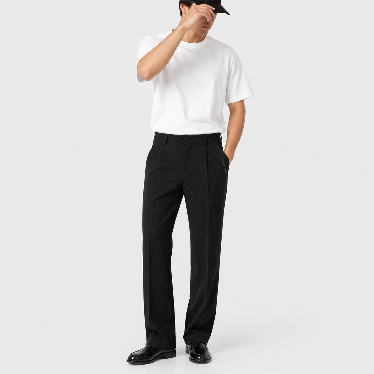 Line Black Trousers