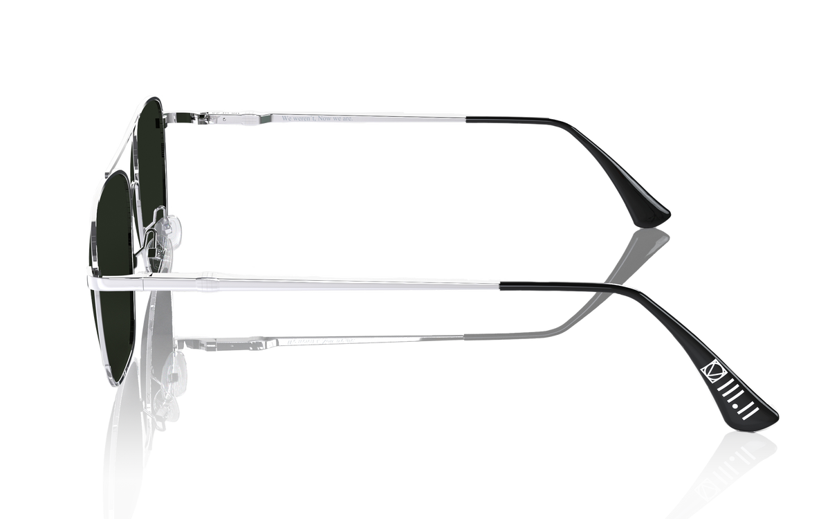 Hattan Silver Sunglasses